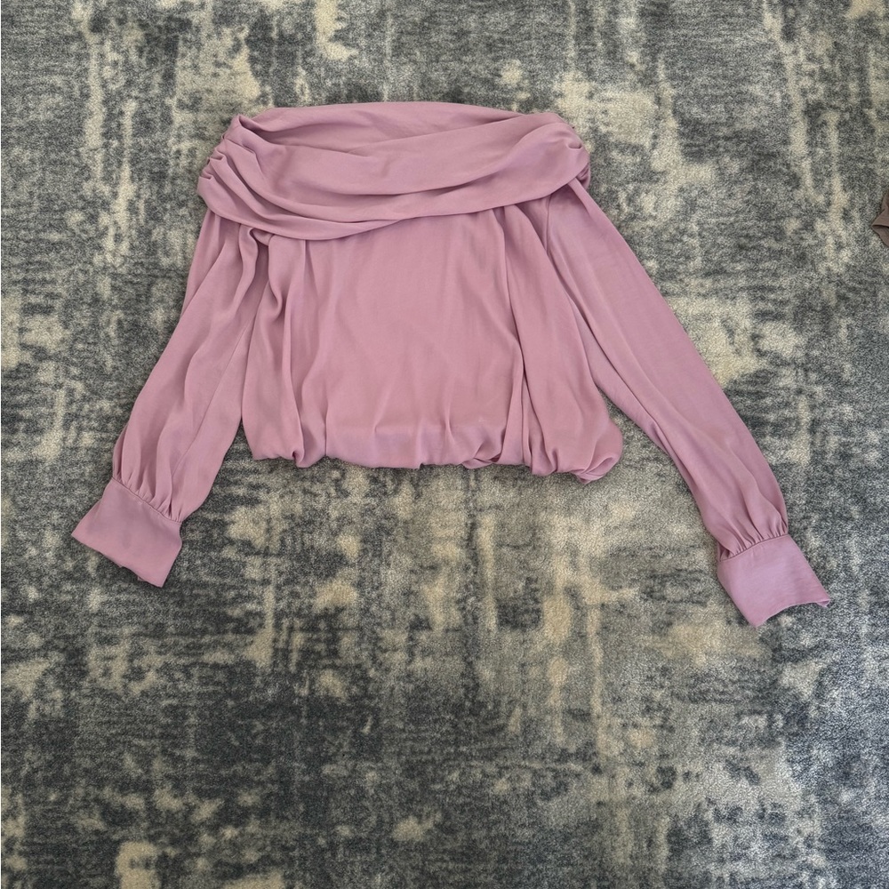 NWOT Free People Strapless Satin Top